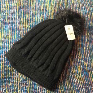 Sherpa Lined Pom Pom Hat